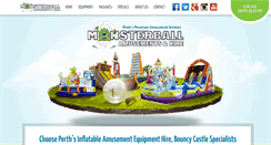 Desktop Screenshot of monsterball.com.au